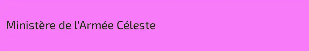 Ministère de l'Armée Céleste